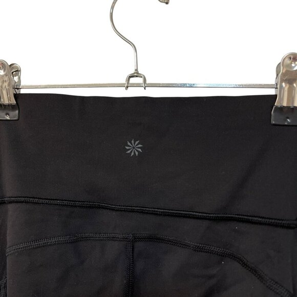 Athleta All In Reaction 7/8 Tight SIZE M Tall #353547 Black Gym Yoga Pockets - Picture 10 of 12